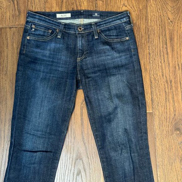 AG Adriano Goldschmied The Stilt Cigarette Slim Jeans Dark Wash Sz 27 R - Picture 2 of 7